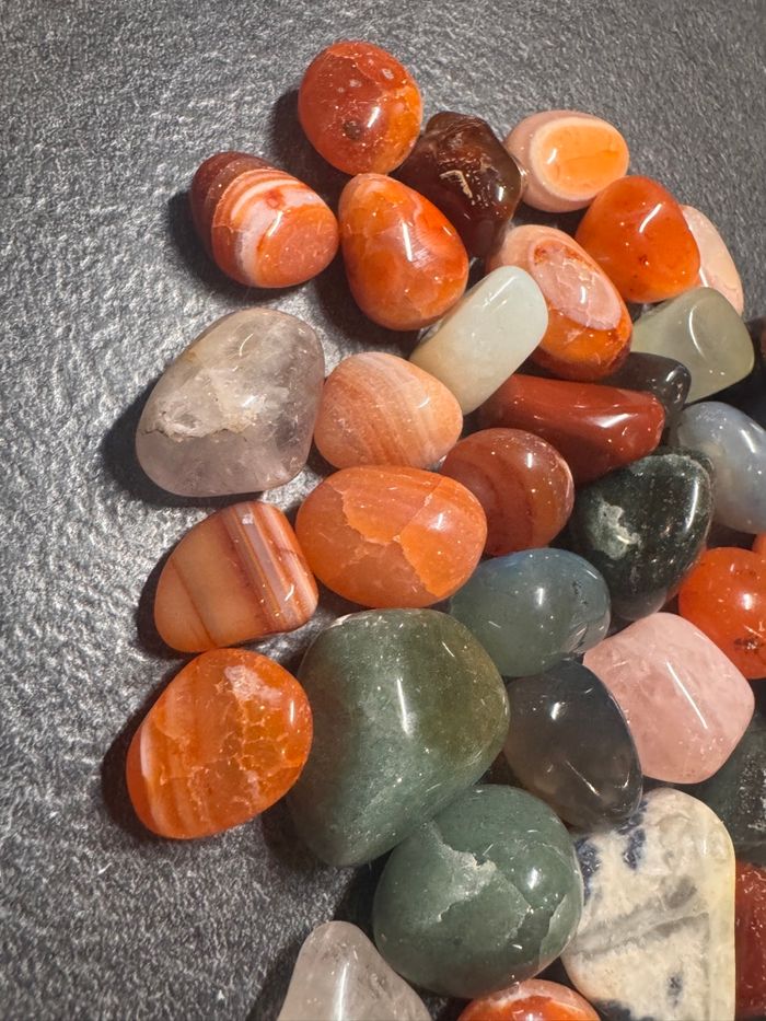 Lot de 320 g de Pierres Naturelles Polies – Collection variée – Lithothérapie & décoration - photo numéro 8