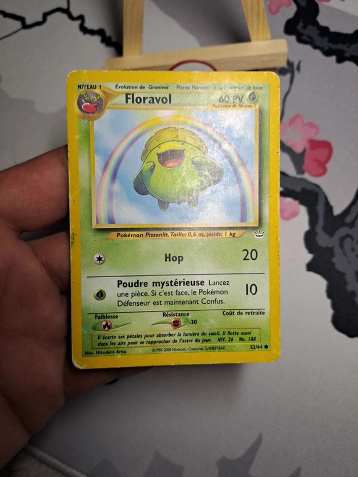 Carte Pokémon Floravol 52/64 Neo Revelation ed2 Wizards Fr - photo numéro 3