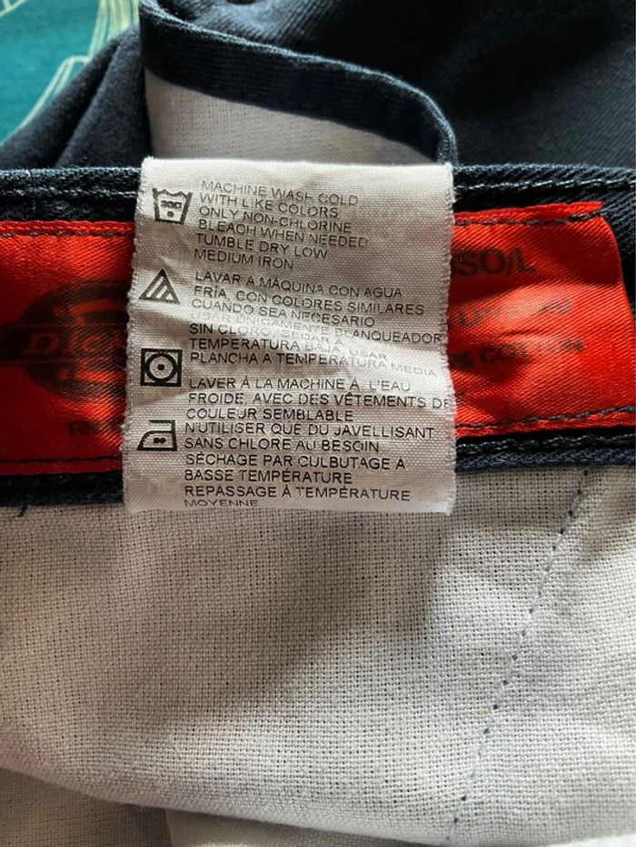 Pantacourt chino bleu marine pour homme Dickies taille 38UL/38D/38SO/L 328 - photo numéro 9