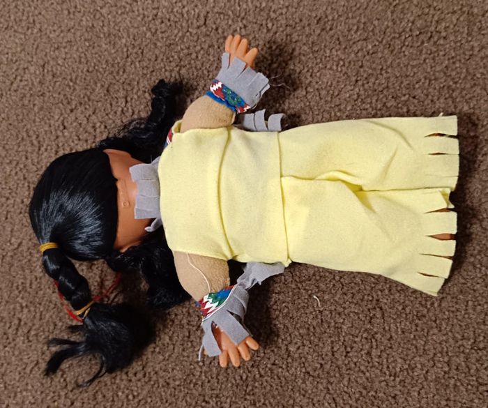 Lot 2 poupée amérindienne indienne - photo numéro 5