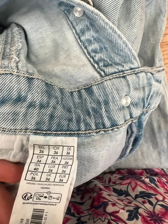 Combinaison en jean salopette femme taille S 36 promod Zara - photo numéro 9