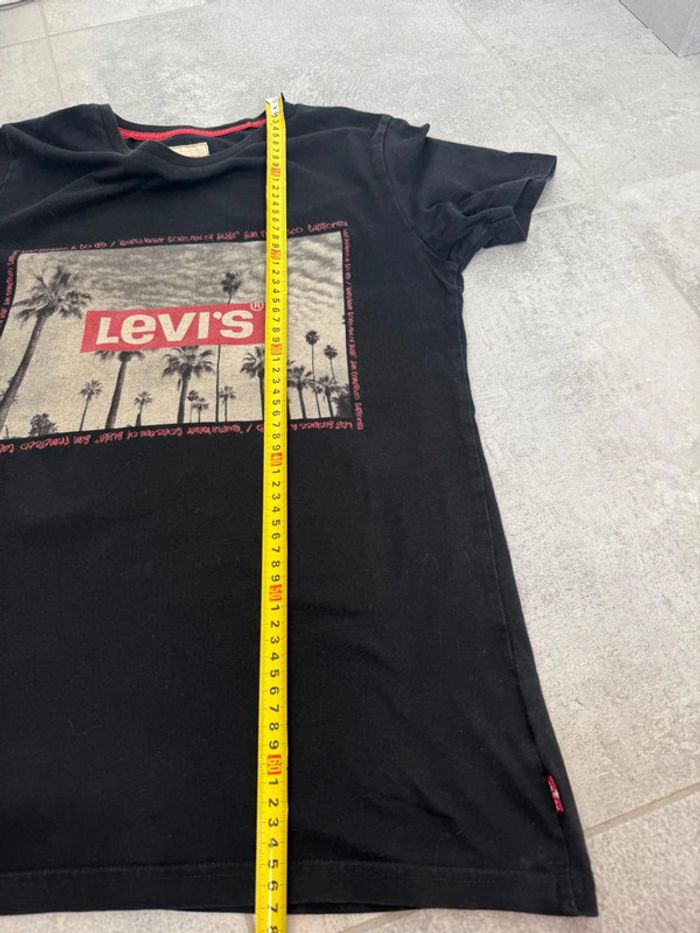 T-shirt Levi's noir et palmier garçon taille 16 ans - photo numéro 5