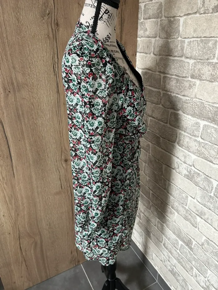 Robe imprimée fleurie taille 34 - photo numéro 4