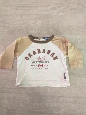 T-shirt manches longues Okanagan garçon 6 mois