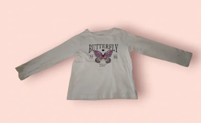 T shirt Butterfly 3 ans