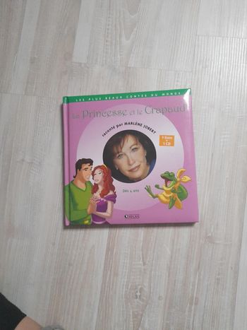 Livre avec cd la princesse et la grenouille