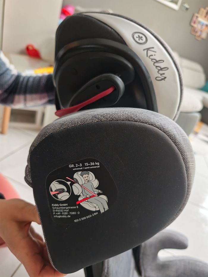 Siège auto Kiddy Cruiserfix 3 comme neuf -fixation isofix - photo numéro 6