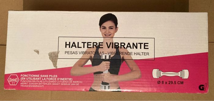 Haltère vibrante