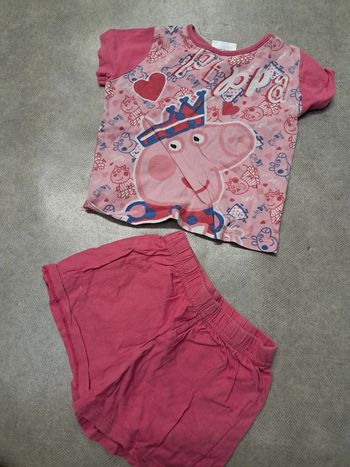 pyjama short fille 3 ans peppa pig