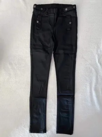 pantalon similicuir 9 ans