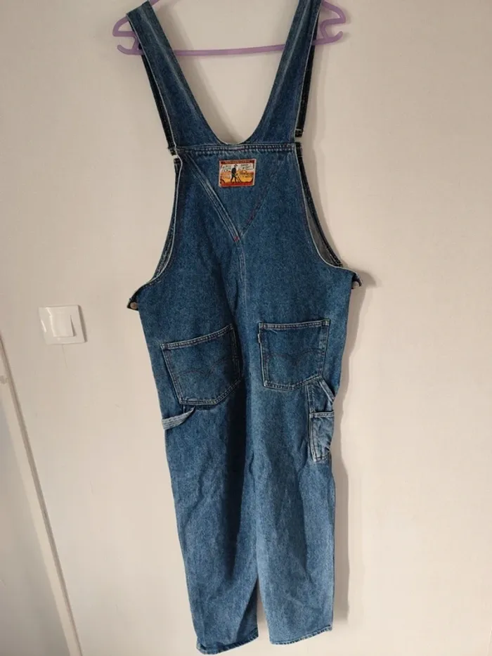 Salopette en Jeans Levi's Vintage - photo numéro 6