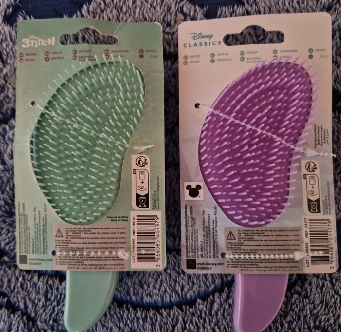 Lot de 2 mini brosses Stitch et Angel - photo numéro 2
