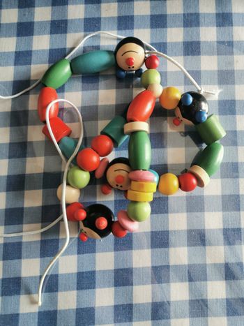 Perles en bois coccinelles et autres