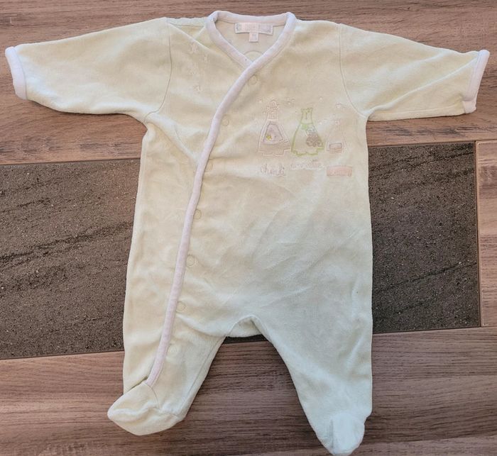 Pyjama cache cœur 3 mois Kitchoun