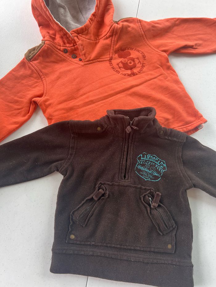 Pull d’hiver Orchestra  Polaire et chaud  Idéal pour cet hiver ❄️  Taille 24/36 mois 92 cm 94 cm   Prix sur les lots            #bébé #bebegarcon #naissance #naissancegarcon #nourrisson #maternité #sacfemme #grossesse #ensemblebebe #prixnegociable #p - photo numéro 3