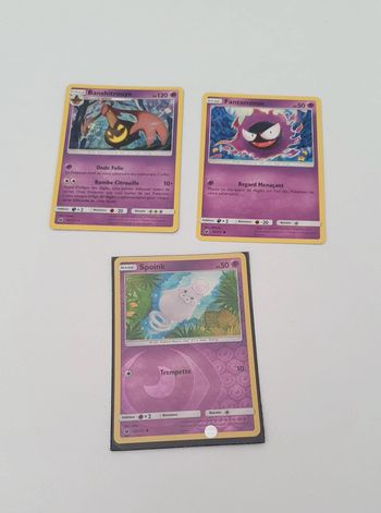 3 cartes Pokemon