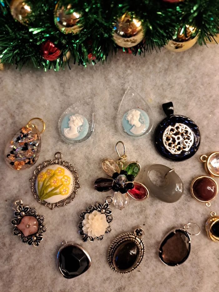 Lot de pendentifs multicolore Chic - photo numéro 4