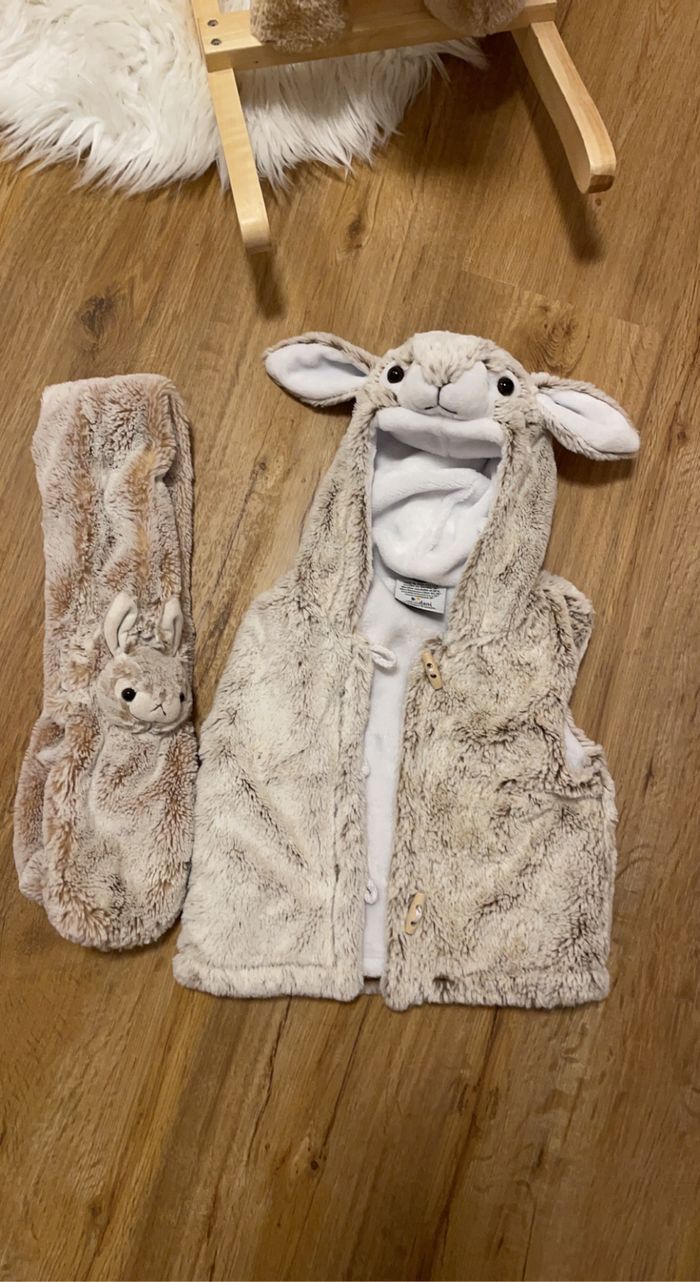 Manteau sans manche 12/18 mois