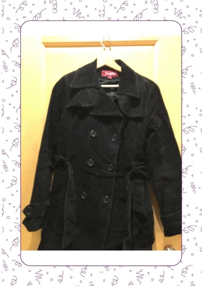 Manteau en velours noir Jennyfer - photo numéro 2
