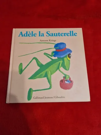 Livre 16 drôles de petites bêtes adèle la sauterelle