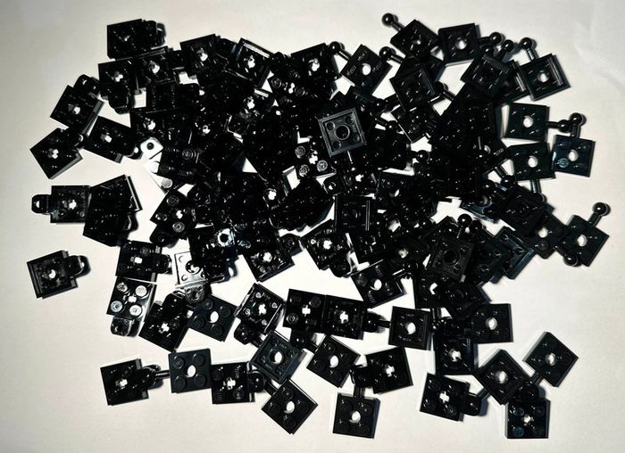 Pièces Lego - Plates modified 2x2 avec accroches - photo numéro 2
