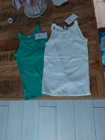 Lot de 2 débardeur fille 12 ans