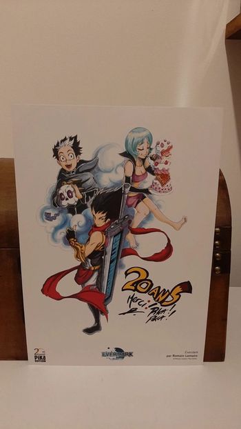 Ex-libris manga Everdark Pika Edition 20 ans