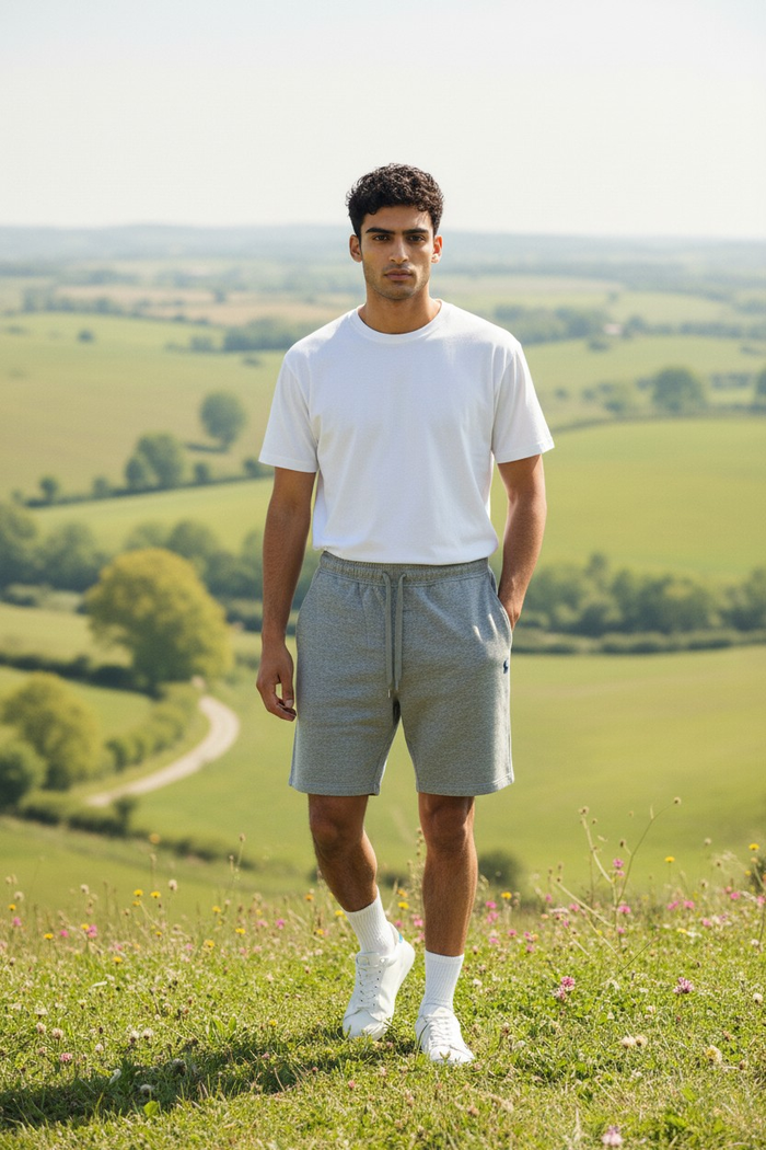 Short Ralph Lauren pour homme - Taille M - Couleur gris logo bleu - Neuf - photo numéro 6