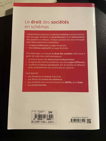 livre droit des sociétés