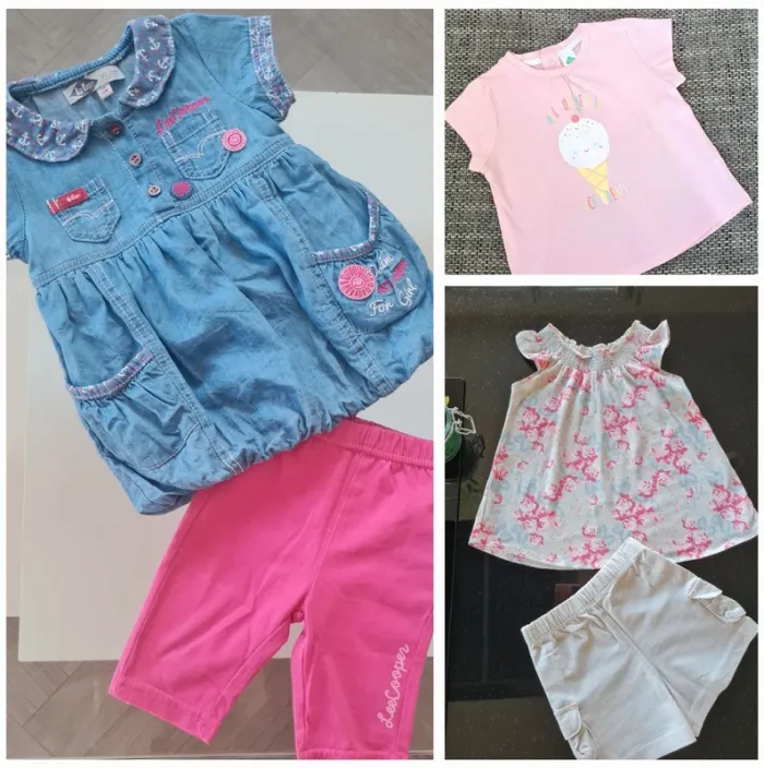 ● 12 mois ● Lot ensembles + Tee-shirt