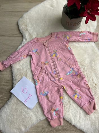Pyjama rose léger ~ 6 mois