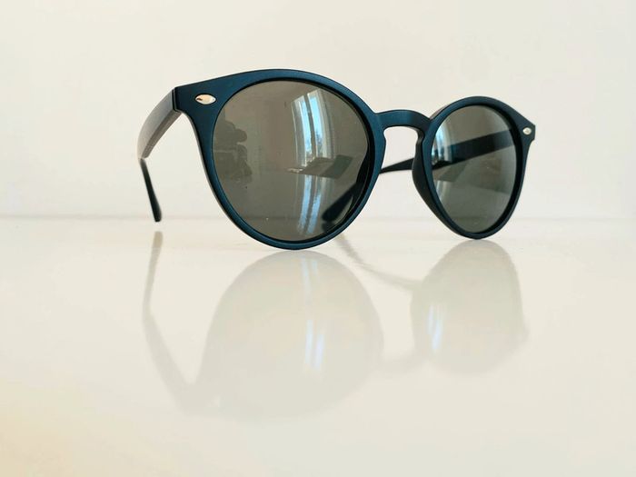 Lunette de soleil mixte Pantos noire mate UV protection catégorie 3 - photo numéro 2