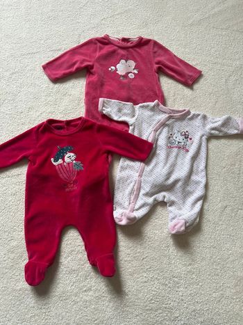 Lot 3 pyjamas fille