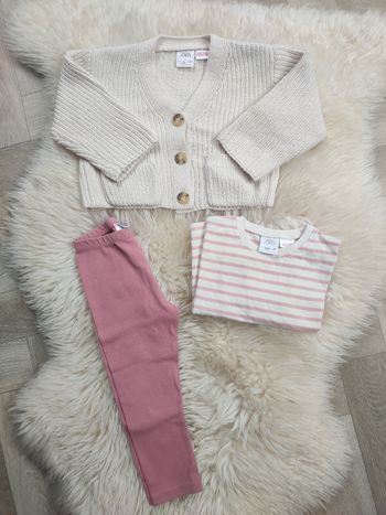 Lot de vêtements demi-saison Zara 18/24 mois état neuf