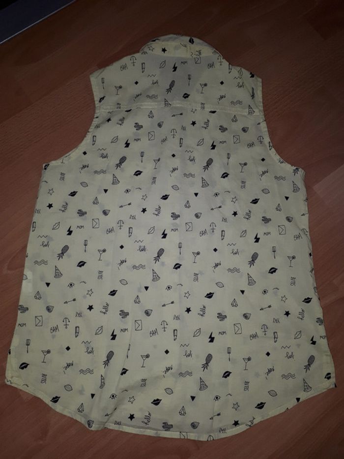 Chemisier blouse sans manches T S (16 ans) - photo numéro 2