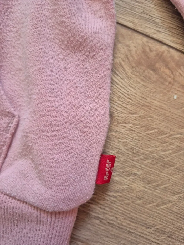 Pull à capuche rose Levi's – 5 ans / 110 cm - photo numéro 4