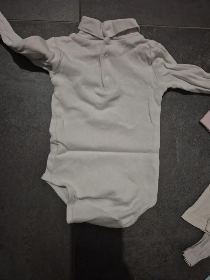 Lot de bodies manches longues fille 12 mois - photo numéro 11