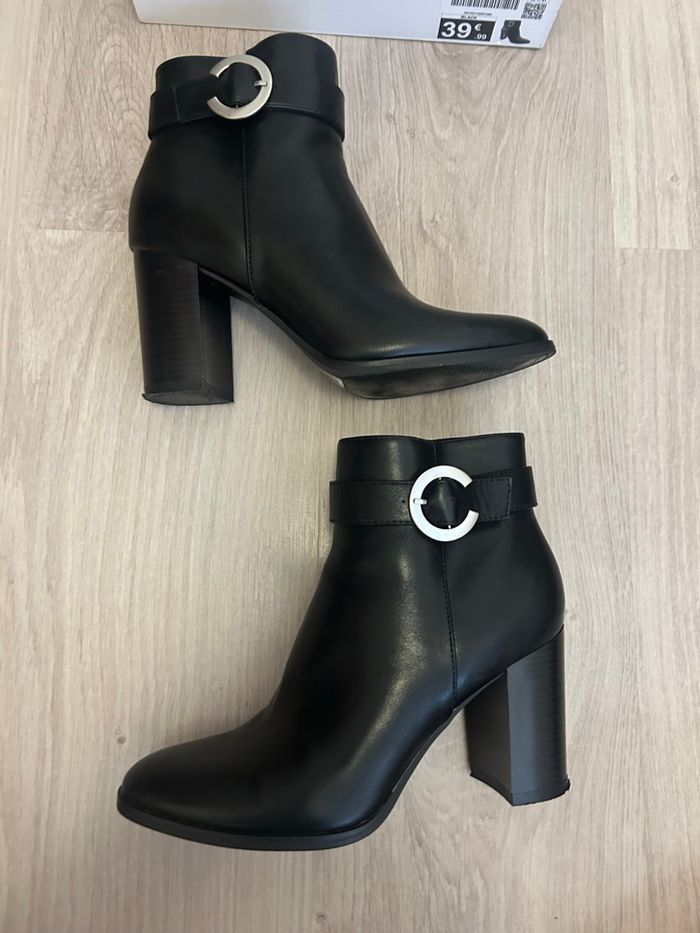 Bottine sinequanone noir taille 38 - photo numéro 3