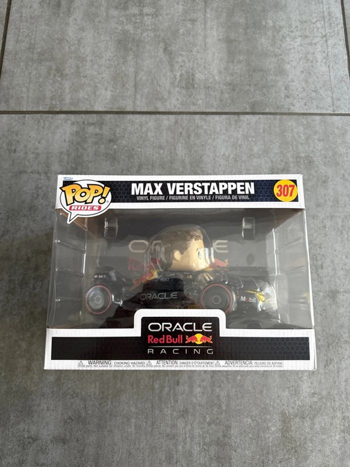 Figurine Funko Pop Rides Max Verstappen 307 Oracle Red Bull Racing
