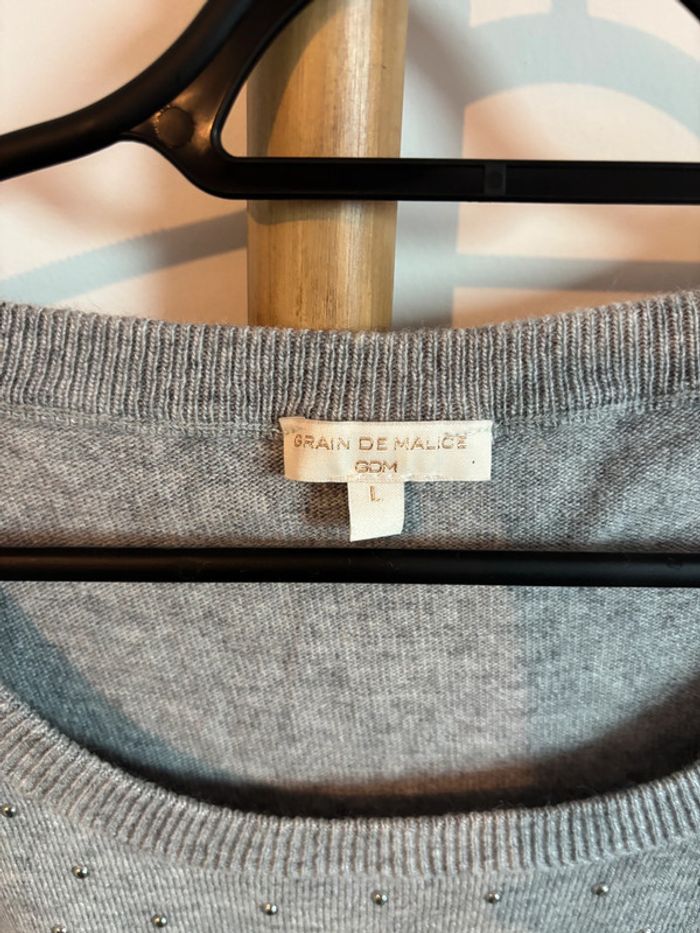 Pull Gris/Noir - photo numéro 3