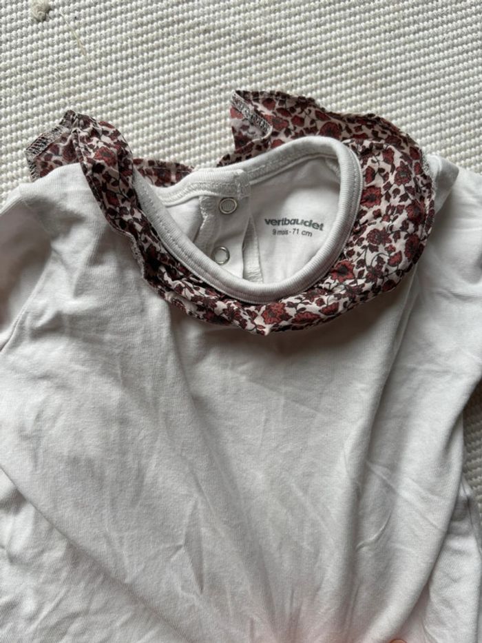 Lot de 2 bodys 9 mois Kiabi Vertbaudet tbe - photo numéro 4