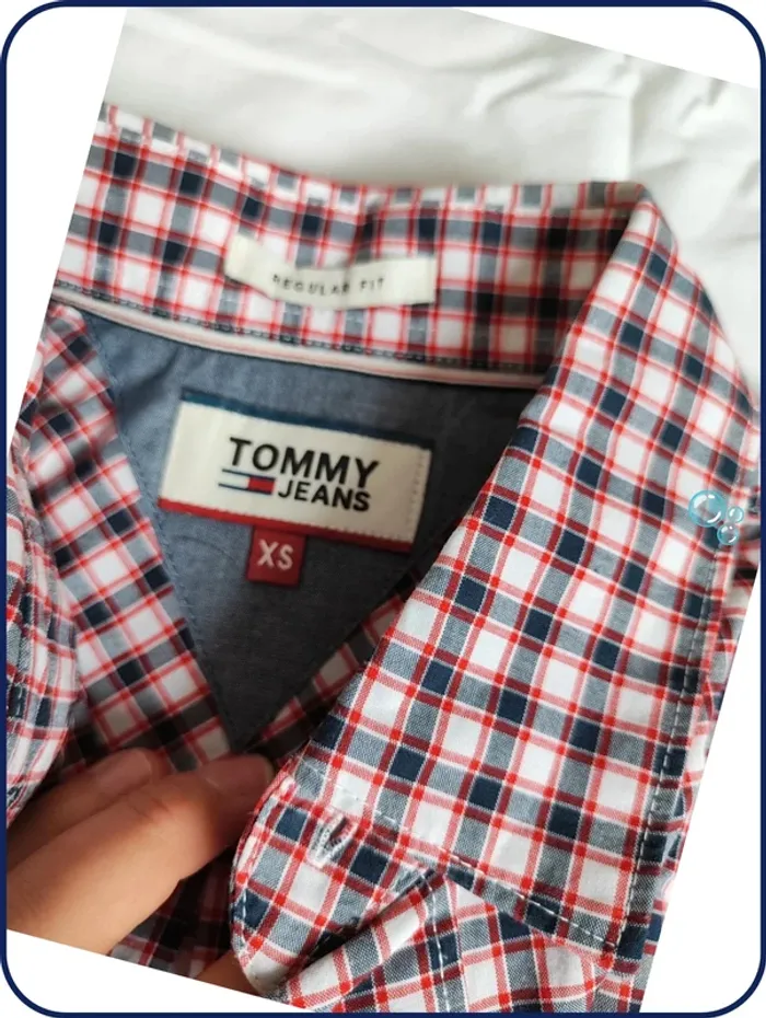 Chemise homme - tommy jeans - Xs- regular fit - photo numéro 3