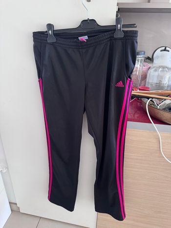 Pantalon adidas rose/ noir 