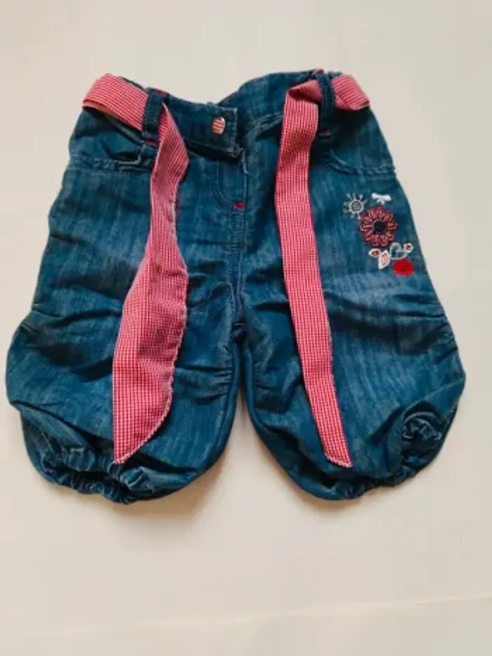 Lot 10 pantalons fille 6 mois - photo numéro 2