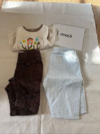 Pantalons et tee-shirts
