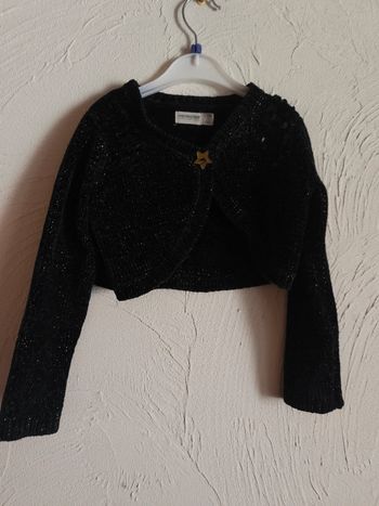 Gilet noire pailletté