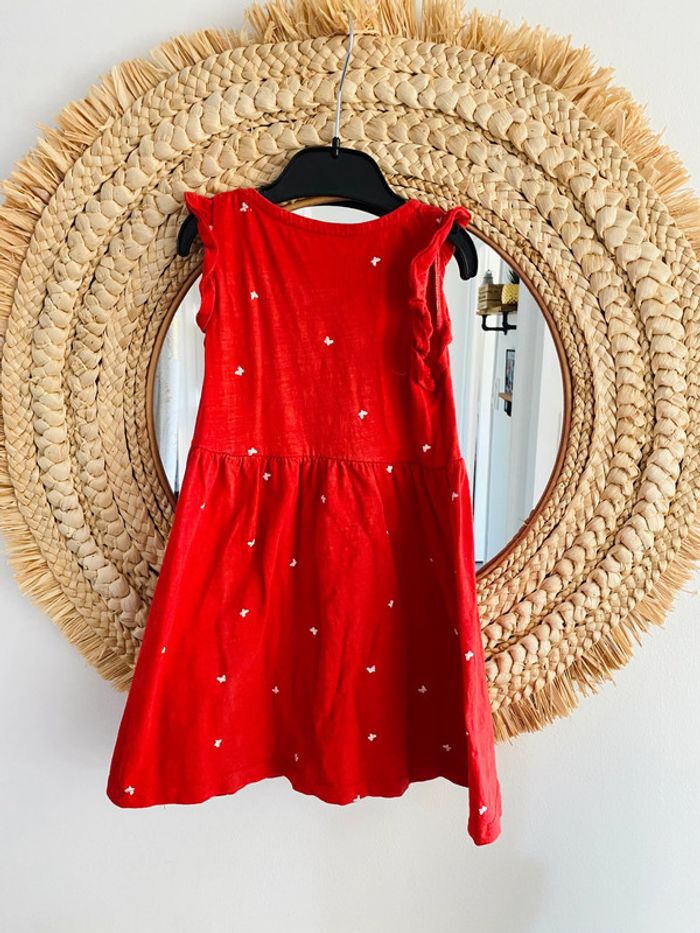 Robe rouge & blanche H&M 98/104 cm - photo numéro 4