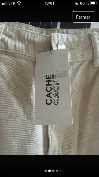 Magnifique jeans en 42 de marque Cache cache avec étiquettes