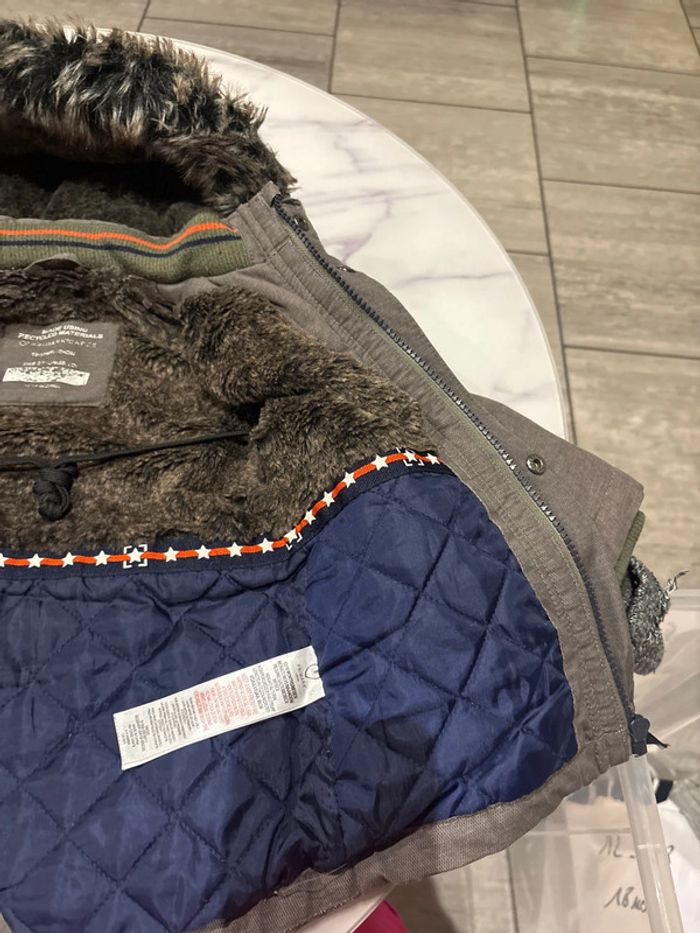 Manteau d’hiver garçon kaki - photo numéro 9