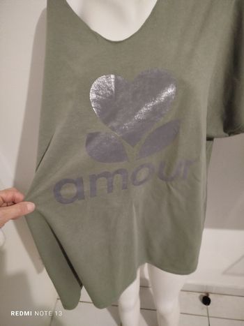 #kytietailleuniquefemme. Tee-shirt tunique taille unique 